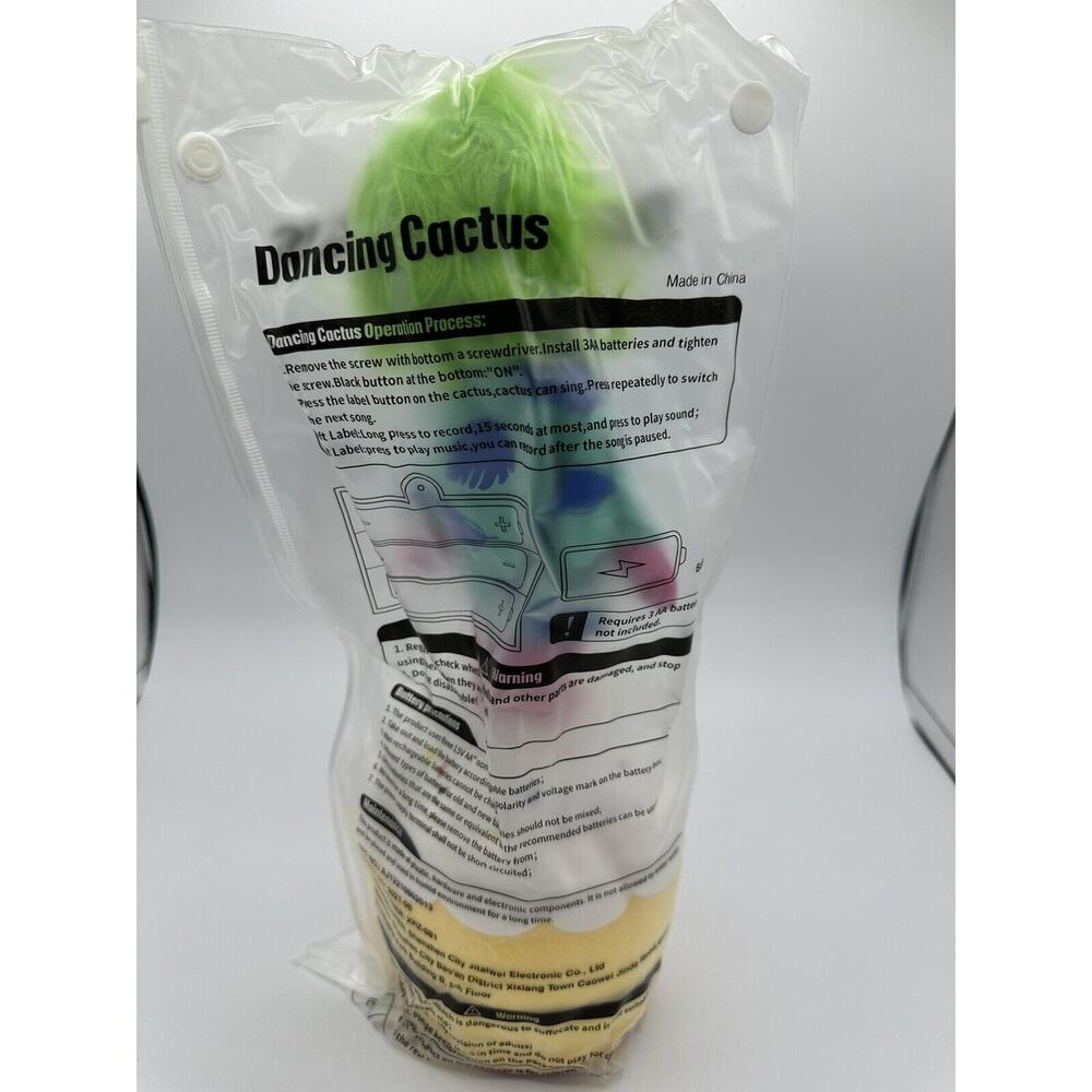 Dancing Cactus Animated Cactus Musical Plush Toy Can Sing and Dance - Picture 3 of 8